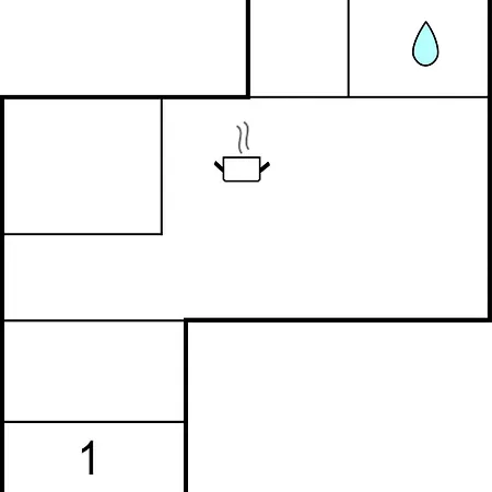 2 Bedroom Awesome In Jægerspris